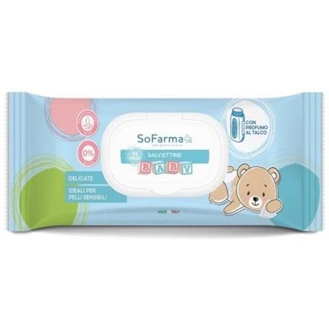 Salviettine Baby Talco 72 Pezzi Sofarmapiu' - Foto 1