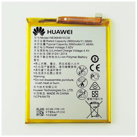 Batteria Ricambio Sostituzione 3000 Mah Huawei Ascend P9 Hb366481ecw Bulk - Foto 1