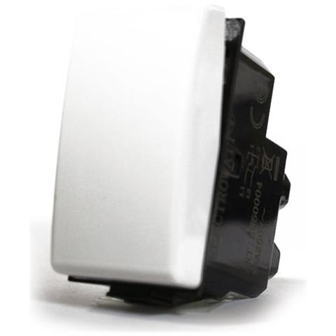 1 Pulsante Invertitore A Leva Bianco 16 A Compatibile Btcino Matix - Foto 1