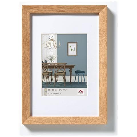 Design EF318E Fiorito, Cornice in Legno, Quercia Luminosa, 13 x 18 cm - Foto 1