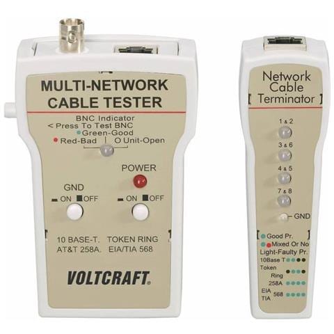 Ct-1 Tester Per Cavi Di Rete Bnc Rj-45 10base-t (utp /stp) At & T 258a Tia 586a /b Toke (ct-1) - Foto 1