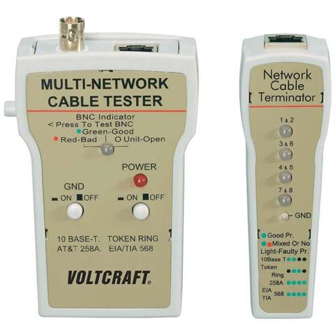 Ct-1 Tester Per Cavi Di Rete Bnc Rj-45 10base-t (utp /stp) At & T 258a Tia 586a /b Toke (ct-1) - Foto 2