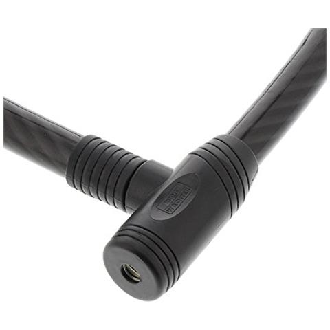 Burgwächter 570.120 Lucchetto un Cavo in Acciaio, Nero - Foto 2