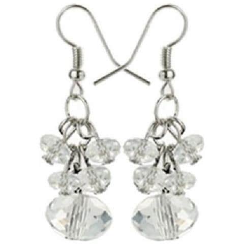 antico Acciaio inossidabile argento Cuori e fiori rotondo Orecchini GIPSY HolycusCraft antico Acciaio inossidabile argento Cuori e fiori rotondo Orecchini GIPSY HolycusCraft