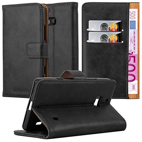 Custodia Compatibile Con Nokia Lumia 929 / 930 In Nero Grafite - Coperchio Protettiva Con Chiusura Magnetica, Funzione Stand E Tasca Per Le Carte - Foto 1