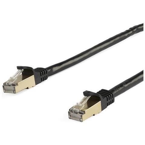 Cavo di rete Ethernet RJ45 CAT6a da 5m - Nero - Foto 1