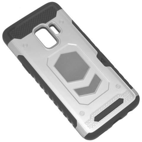 Custodia Defender Shell Alta Protezione Antiscivolo Magnetica Per Samsung Galaxy S9 G960 Silver - Foto 1