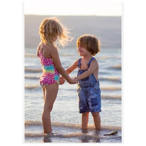 Cornici Foto Collage 3 Pz Parete O Tavolo Bianche 21x29,7cm Mdf - Foto 8