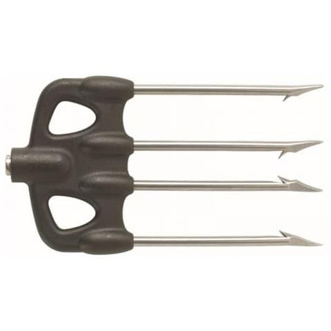 Fiocina 4 Punte Pesanti Acciaio Inox Nero 4 Punte Pesanti - Foto 1