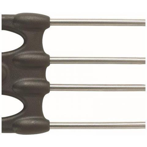 Fiocina 4 Punte Pesanti Acciaio Inox Nero 4 Punte Pesanti - Foto 3