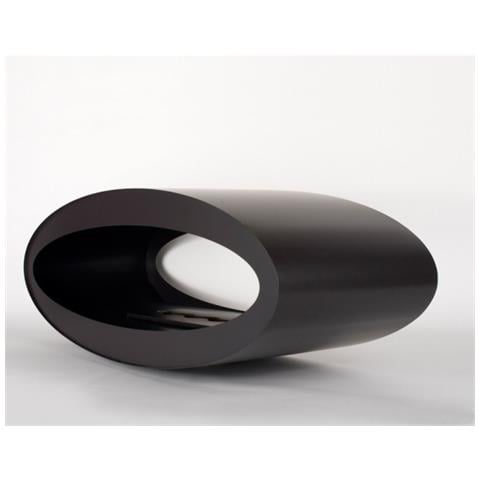 Biocamino Da Pavimento, Freestanding Meru Nero. Camino A Bioetanolo Da Appoggio. - Foto 2