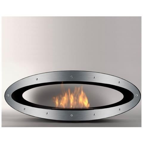 Biocamino Da Pavimento, Freestanding Meru Nero. Camino A Bioetanolo Da Appoggio. - Foto 5