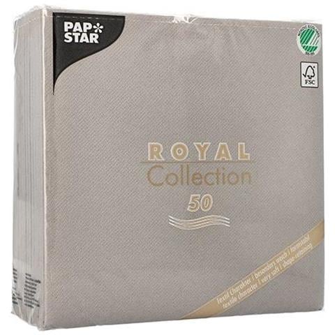 10822 Tovagliolo Di Carta Carta Velina Grigio 50 Pz - Foto 3