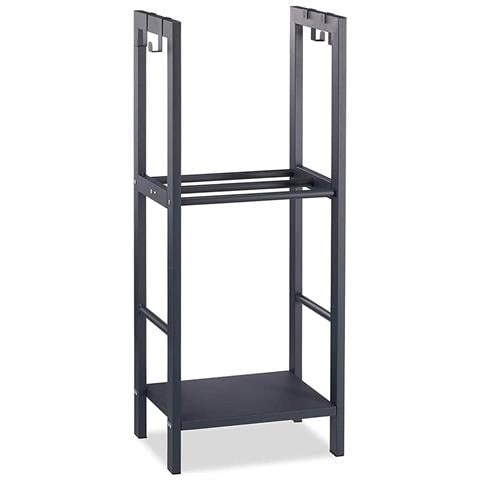 Portalegna Scaffale Metallo Porta Legna 2 Ripiani Legnaia Camino Stufa 100x40x30 - Foto 2
