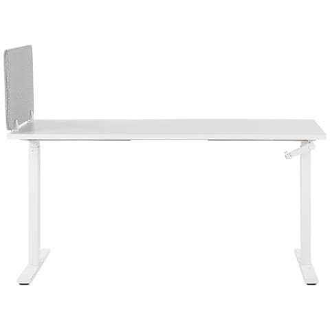 Pannello Divisorio Per Scrivania Grigio Chiaro 72 X 40 Cm Wally - Foto 2