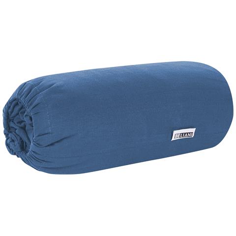 Coprimaterasso Elasticizzato Janbu Cotone Blu Marino - Foto 2