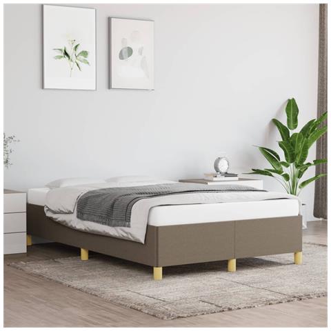 Giroletto senza Materasso Tortora 120x190 cm Tessuto - Foto 3