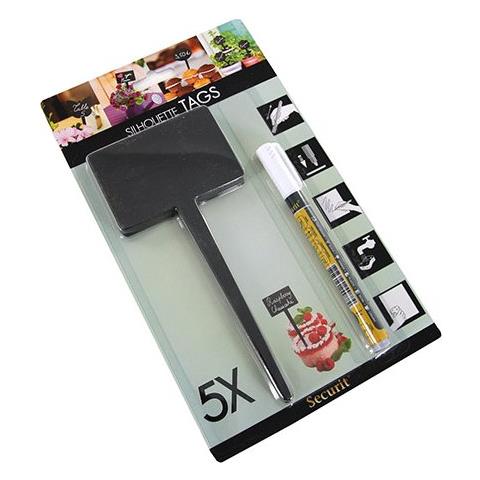 Targhetta Vetrina Tag-rectangle-5 Securit Rettangolare Con Spil - Foto 1