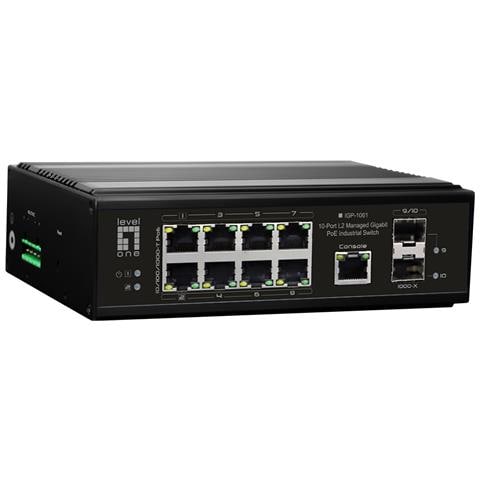 IGP-1061 switch di rete Gestito L2 Gigabit Ethernet (10/100/1000) Supporto Power over Ethernet (PoE) Nero - Foto 1