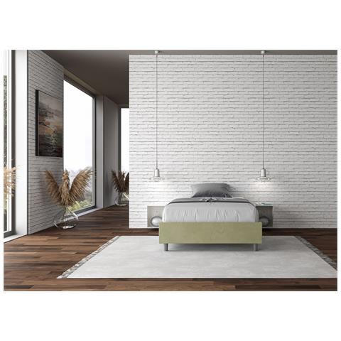 Letto Sommier Azelia 130x190 Rete E Contenitore Tè Verde - Foto 2