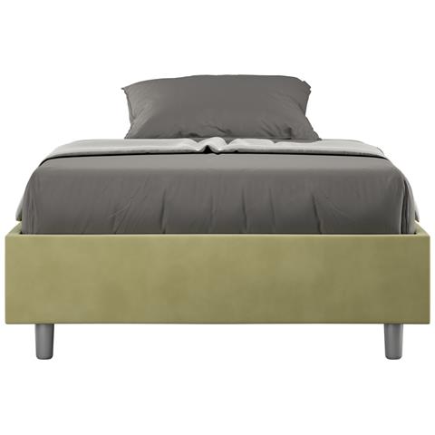Letto Sommier Azelia 130x190 Rete E Contenitore Tè Verde - Foto 1