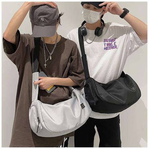 Borsa Da Palestra Sportiva Di Grande Capacità, Borsa Da Viaggio A Tracolla Black - Foto 2