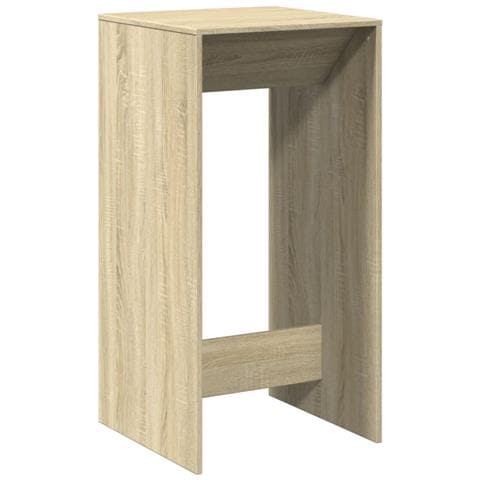 Tavolo Da Bar Rovere Sonoma 51x50x103,5 Cm In Legno Multistrato - Foto 2