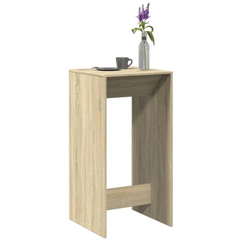 Tavolo Da Bar Rovere Sonoma 51x50x103,5 Cm In Legno Multistrato - Foto 1