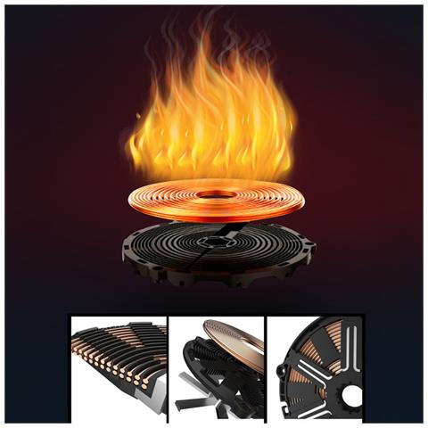 Piano Cottura A Induzione In Ceramica Da 2200w. Zona Di Cottura Di 25 Cm E 5 Livelli Di Potenza. - Foto 6