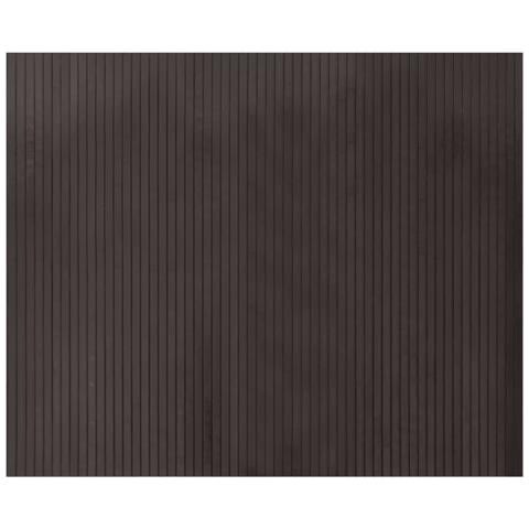 Tappeto Rettangolare Marrone Scuro 80x100 Cm In Bambù - Foto 1
