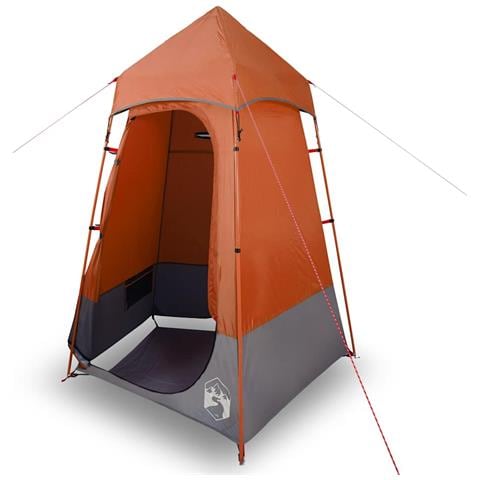 Tenda per Toilette Arancione Impermeabile - Foto 1