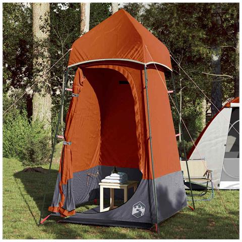 Tenda per Toilette Arancione Impermeabile - Foto 2