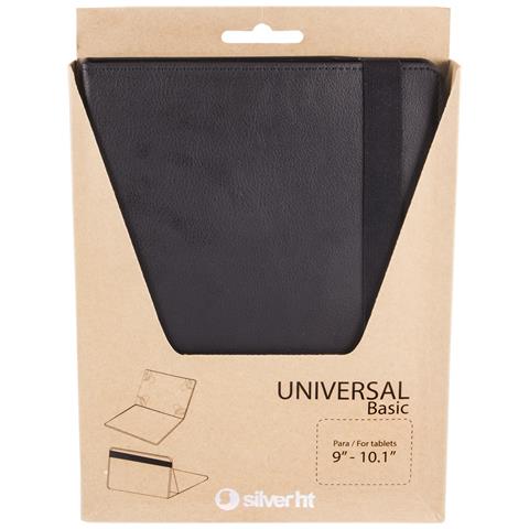 Universal Basic 25,6 cm (10.1") Custodia a libro Nero - Foto 2