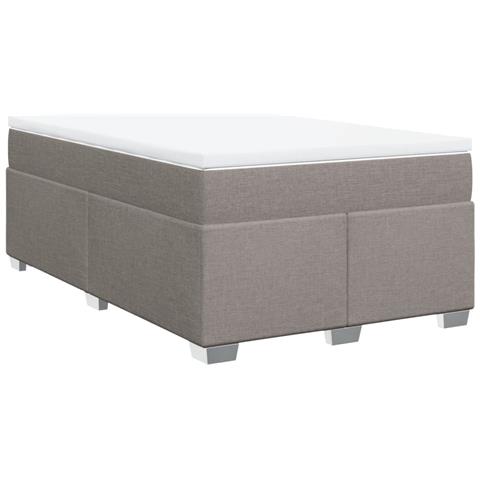 Giroletto a Molle con Materasso Tortora 120x190 cm in Tessuto - Foto 1