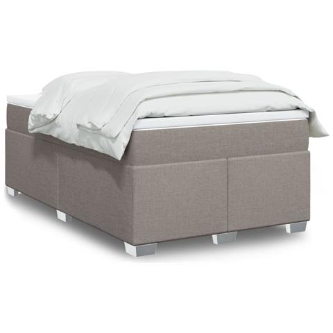 Giroletto a Molle con Materasso Tortora 120x190 cm in Tessuto - Foto 2
