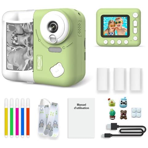 Instakid 48 Mp Fotocamera Per Bambini Con Stampa E Filtri - Foto 1