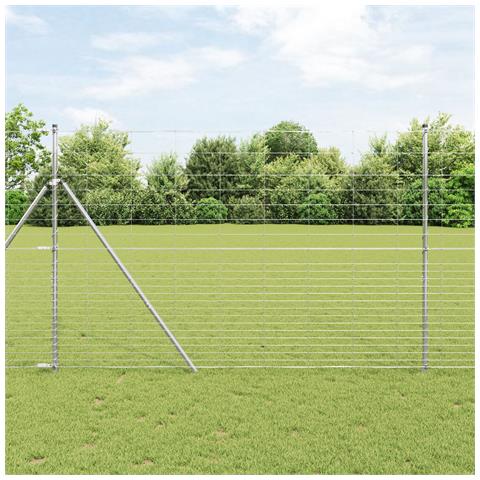 Recinzione da Campo 1.6x25 m Acciaio Zincato - Foto 2