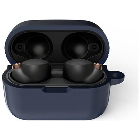 Custodia Protettiva In Tpu Compatibile Con Auricolari Bluetooth Wireless Sony Wf-1000xm5 - Antishock, Antipolvere Navyblue - Foto 1