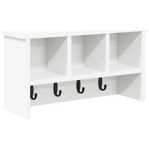 Appendiabiti a muro Bianco 50 x 16 x 26 cm Legno multistrato - Foto 1
