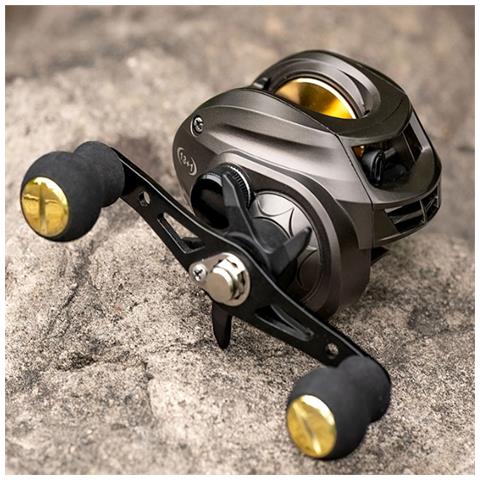 Ak2000 Mulinello Da Baitcasting Mano Destra Con Bobina In Metallo - Lega Di Alluminio, Rapporto Di Trasmissione 7.2:1 - Foto 5