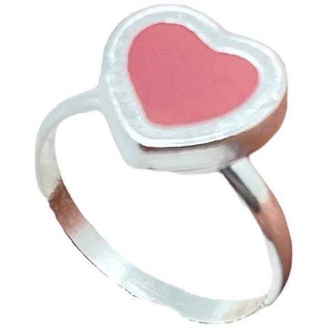 Bracciale E Anello A Forma Di Cuore In Argento 10µ Rosa - Foto 4