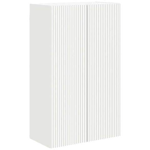 Mobile TV da parete Bianco 59,5 x 31 x 100 cm Legno multistrato - Foto 1