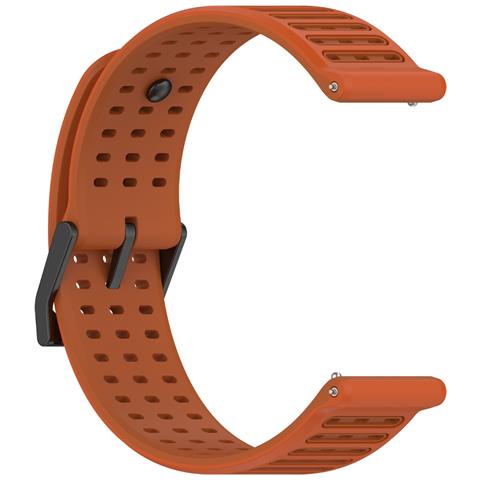 Cinturino In Silicone Liquido Da 22 Mm Compatibile Con Suunto Vertical 2 - Vari Colori Orange - Foto 2
