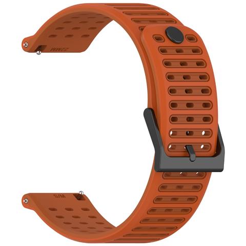 Cinturino In Silicone Liquido Da 22 Mm Compatibile Con Suunto Vertical 2 - Vari Colori Orange - Foto 1