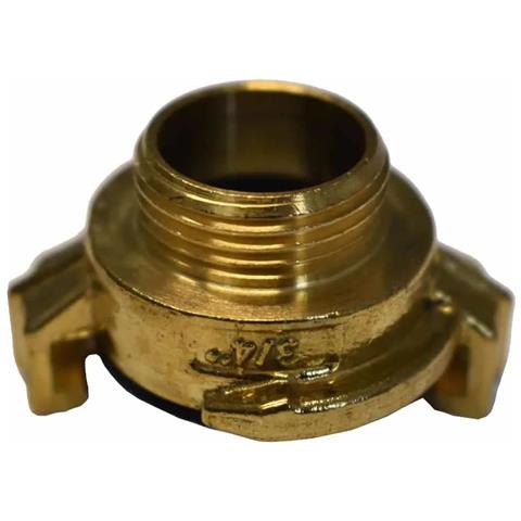 Raccordo Filettato Ottone 3/4  Raccordo Ottone Maschio 3/4 - Foto 2