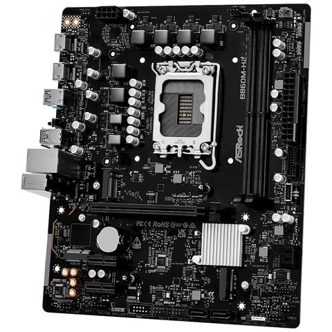 Scheda madre B860M-H2, Intel, LGA 1851 (Socket V1), Intel Core Ultra (Series 2), DDR5-SDRAM, 128 GB, DIMM - Foto 2