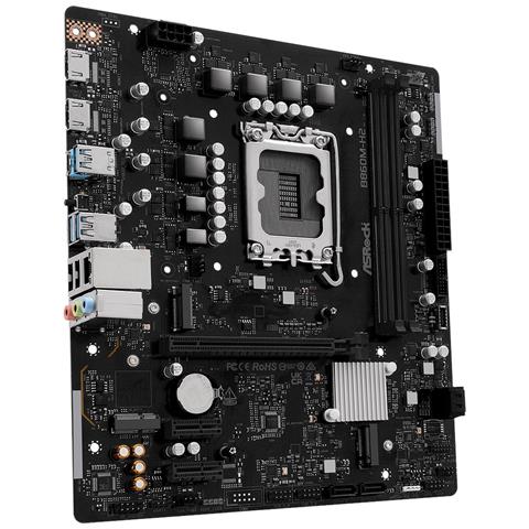 Scheda madre B860M-H2, Intel, LGA 1851 (Socket V1), Intel Core Ultra (Series 2), DDR5-SDRAM, 128 GB, DIMM - Foto 3