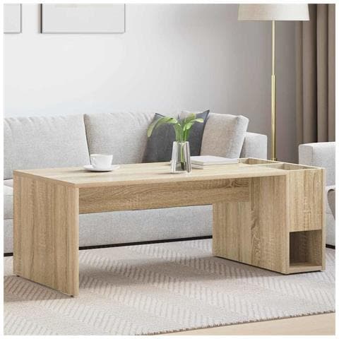 Tavolino da salotto Rovere Sonoma 101,5 x 50 x 37 cm - Foto 2