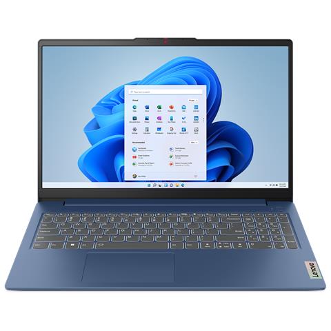 IdeaPad Slim 3 15IRU8 Intel® Core™ i3 i3-1315U Computer portatile 39,6 cm (15.6") Full HD 8 GB LPDDR5-SDRAM 512 GB SSD Wi-Fi 6 (802.11ax) Windows 11 Home Inglese Blu - Foto 1