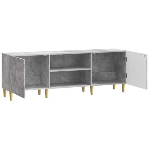 Mobile TV 150 x 31 x 50 cm Grigio Cemento Legno ingegnerizzato - Foto 2